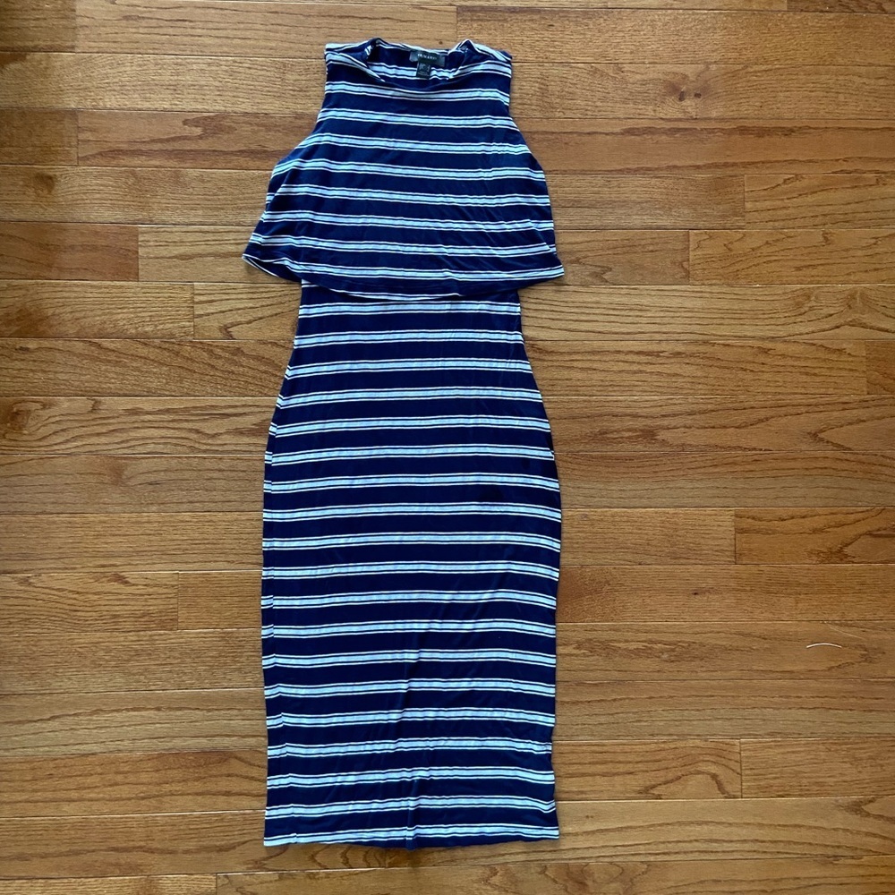 Blue and White Dress size 4